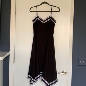 Ted Baker Asymmetric Black Dress, Size 2